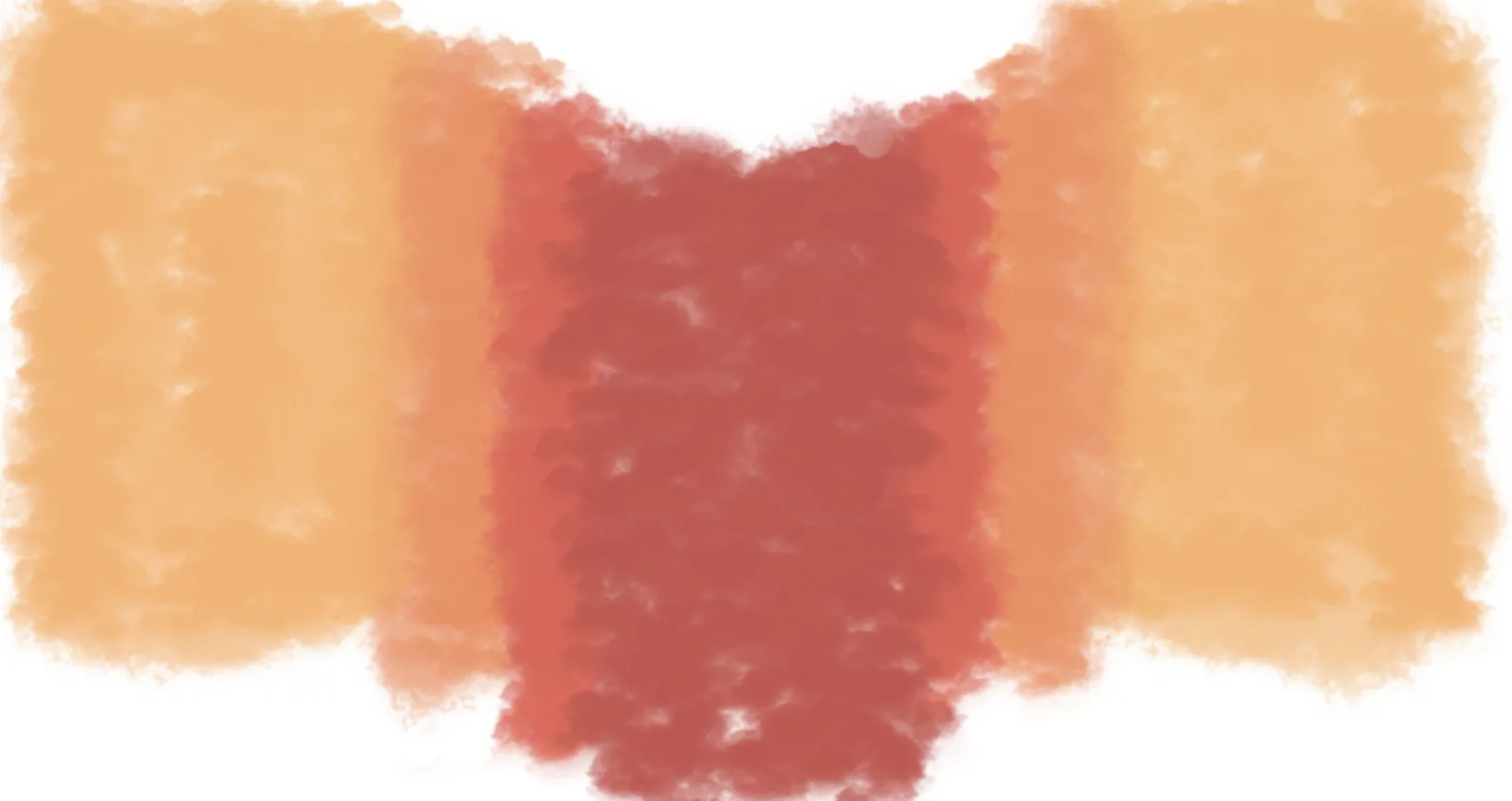 Watercolor public-to-private gradient study for the refuge