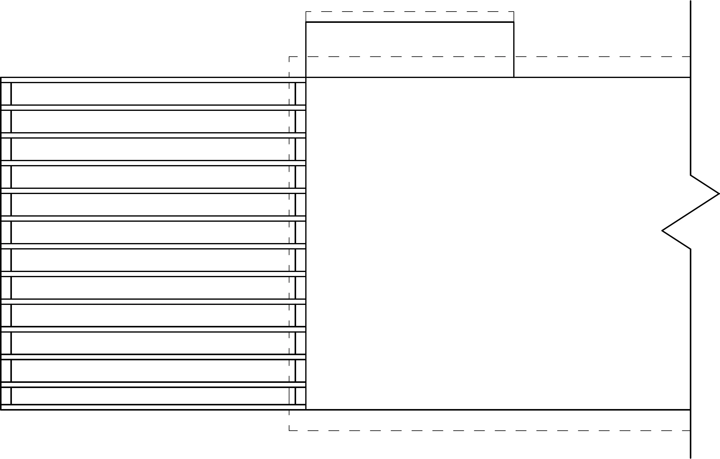 Carport — roof plan sheet from the construction document set